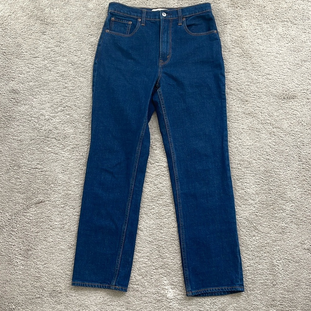 Abercrombie & Fitch The Ankle Straight Ultra High Rise Size 27/4L